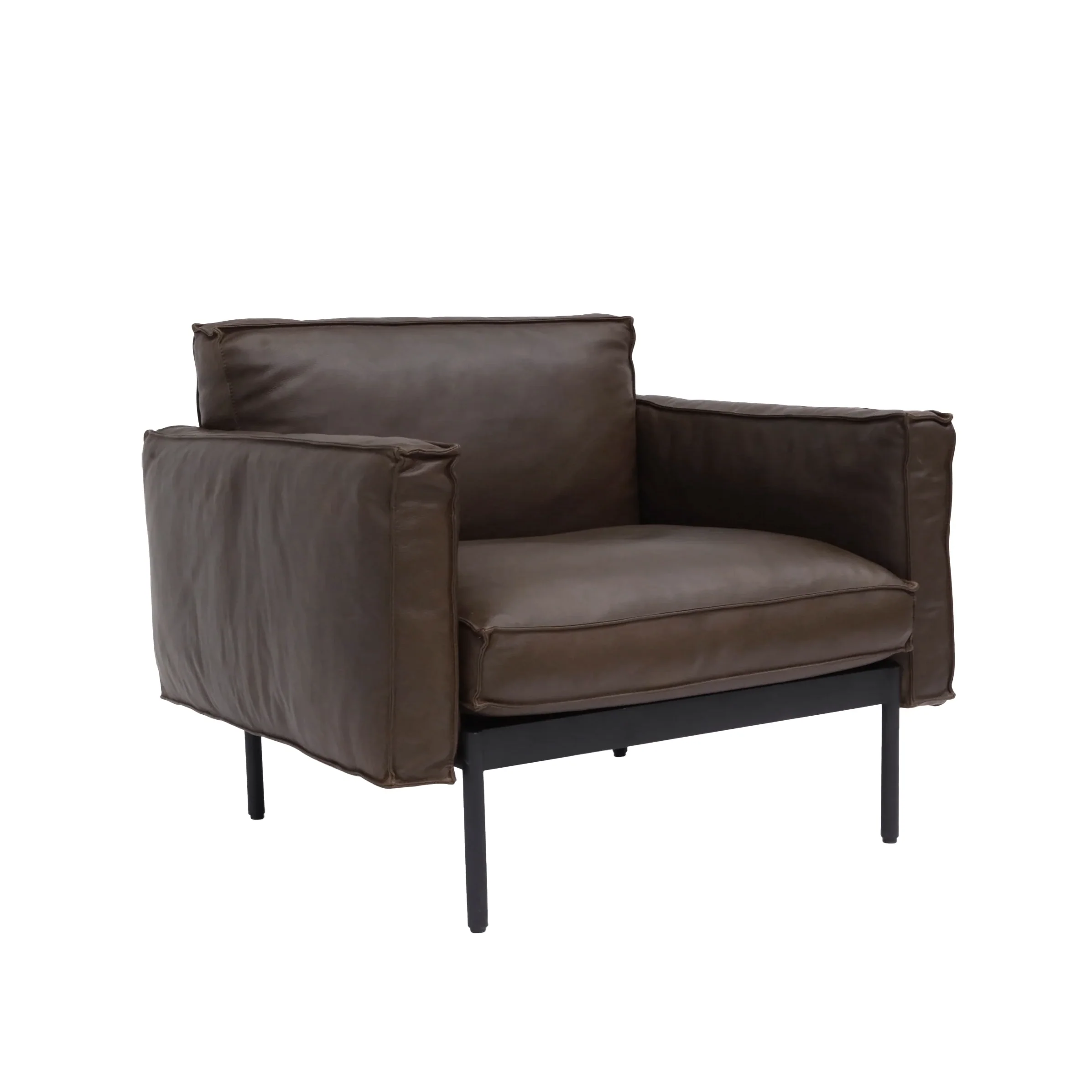 Attendant Lounge Chair | Leather - Image 3