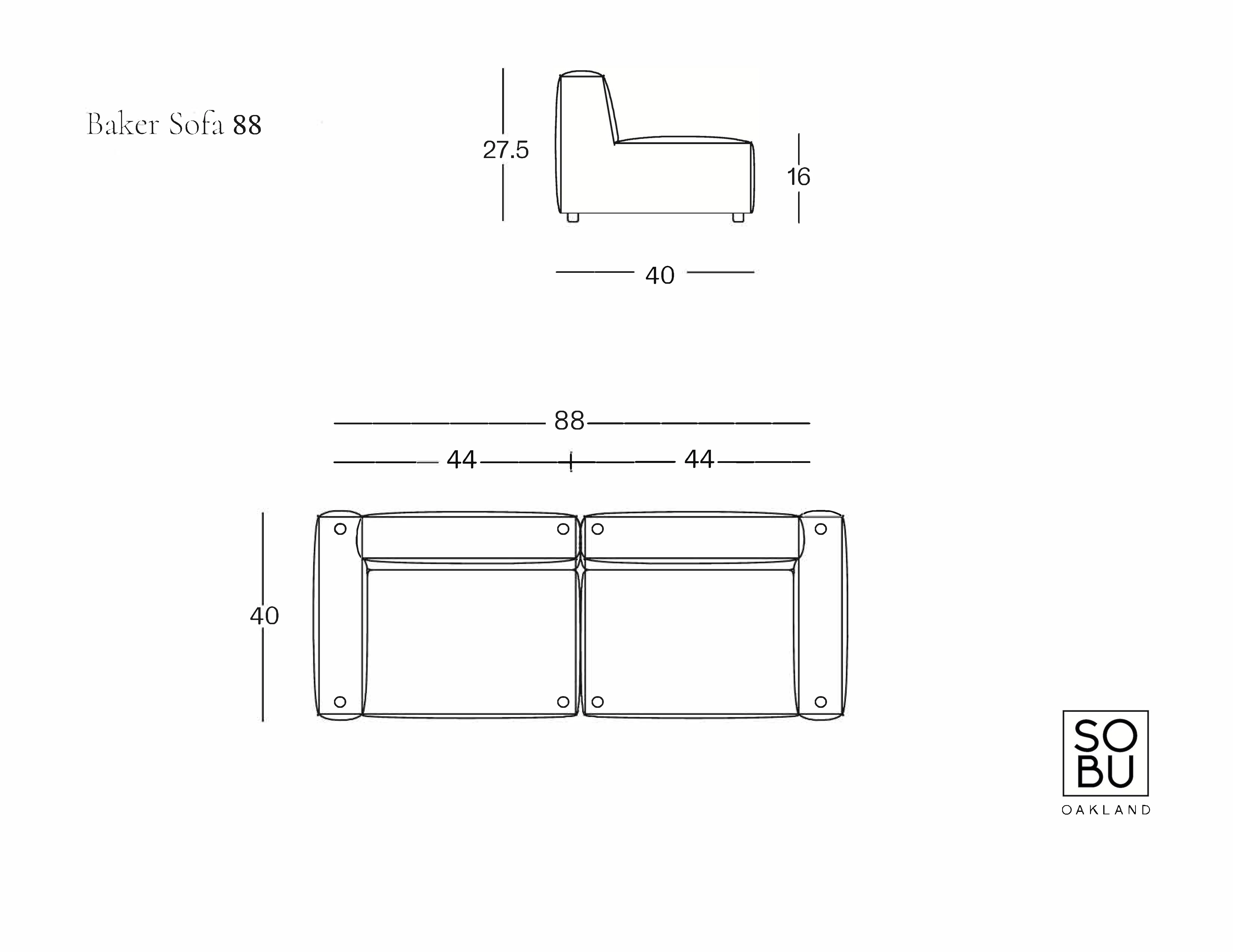 Baker Sofa | Leather - Image 5