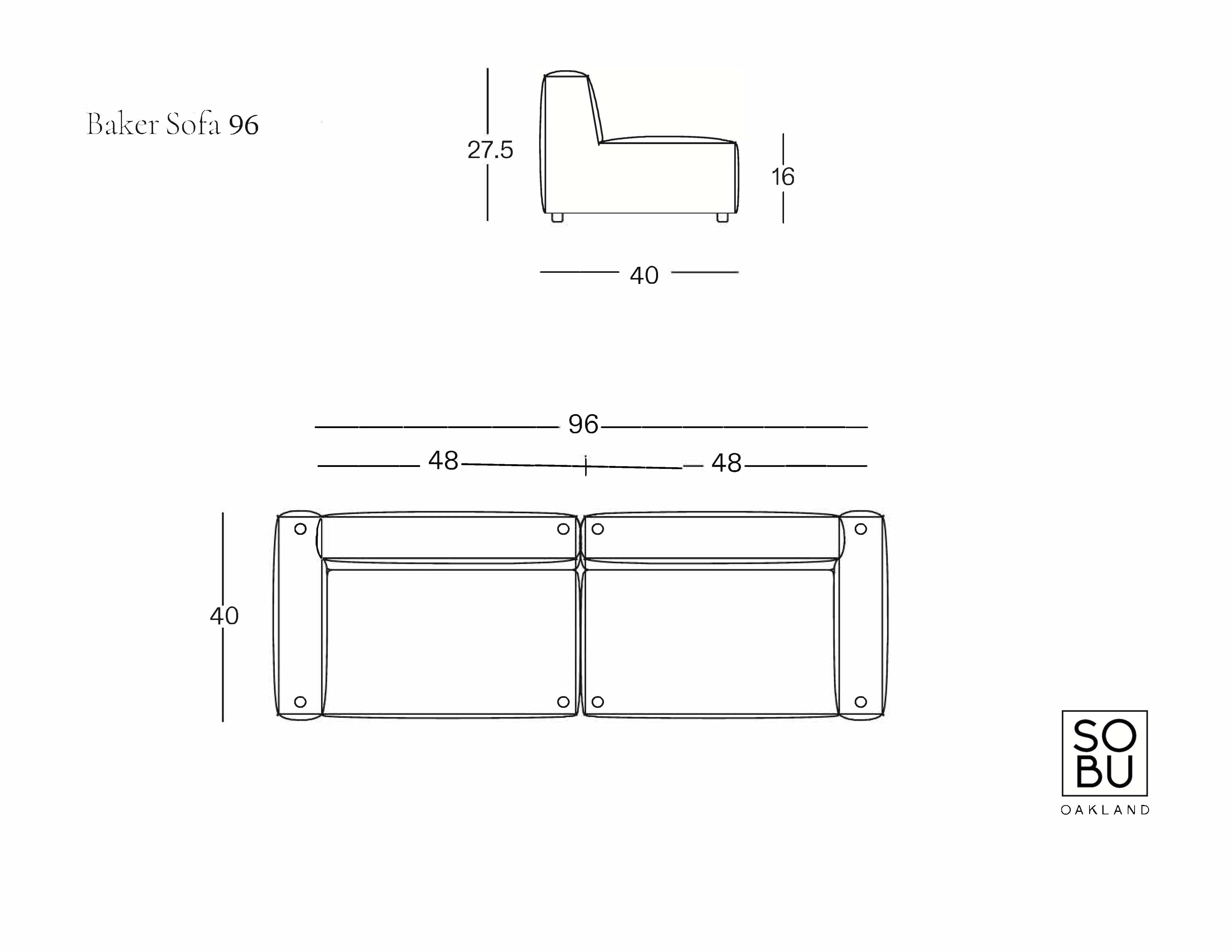Baker Sofa | Leather - Image 6