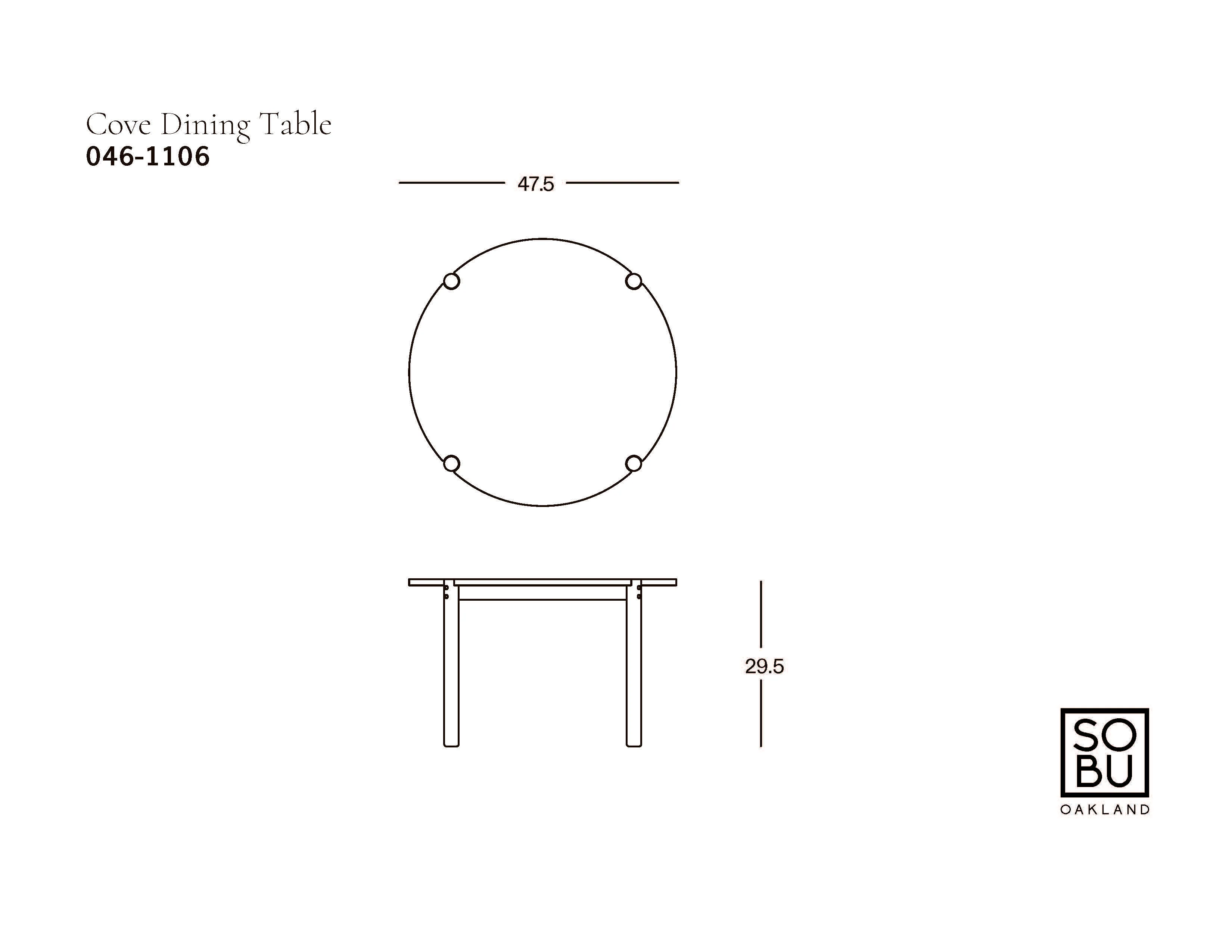 Cove Dining Table | Light Oak - Image 15
