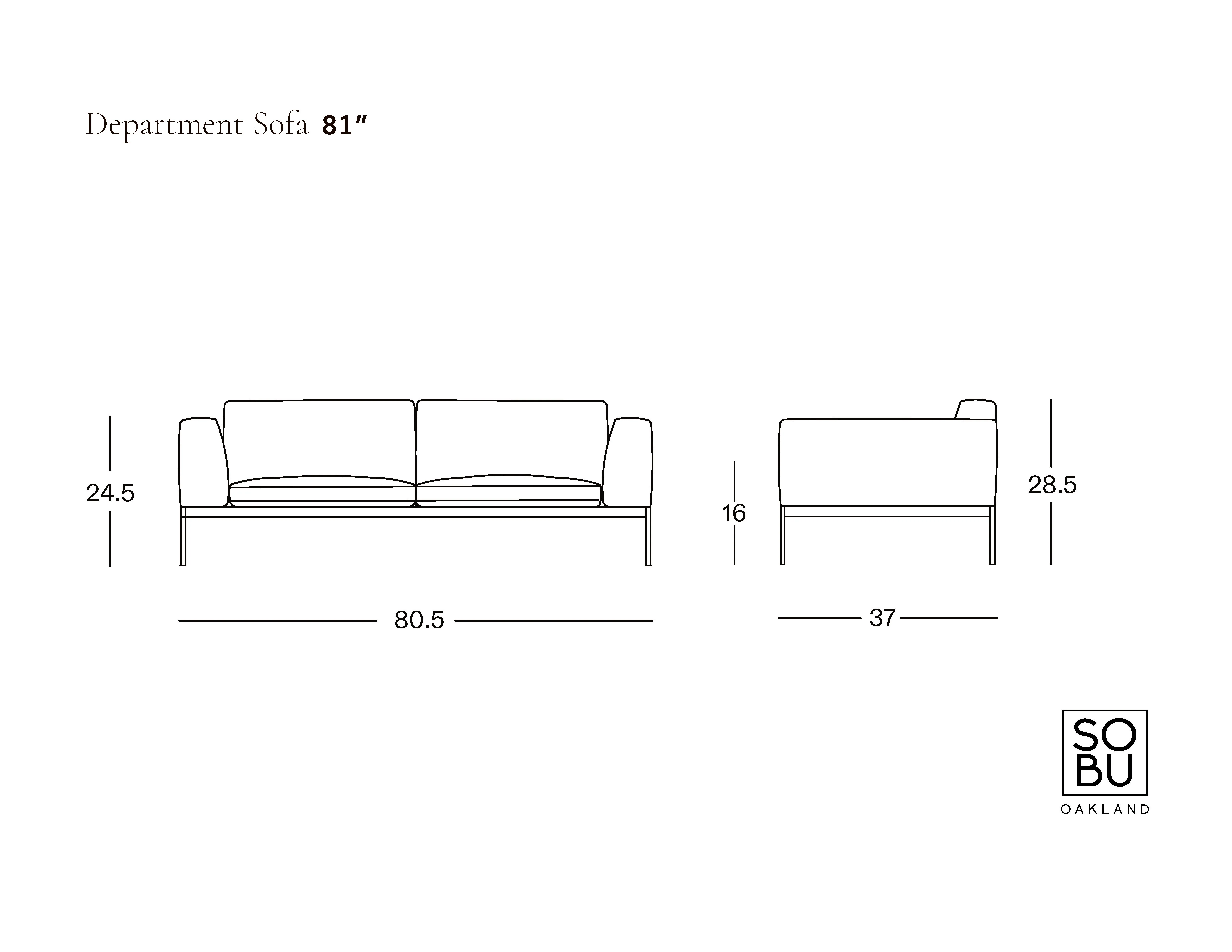 Department Sofa | Fabric - Image 7