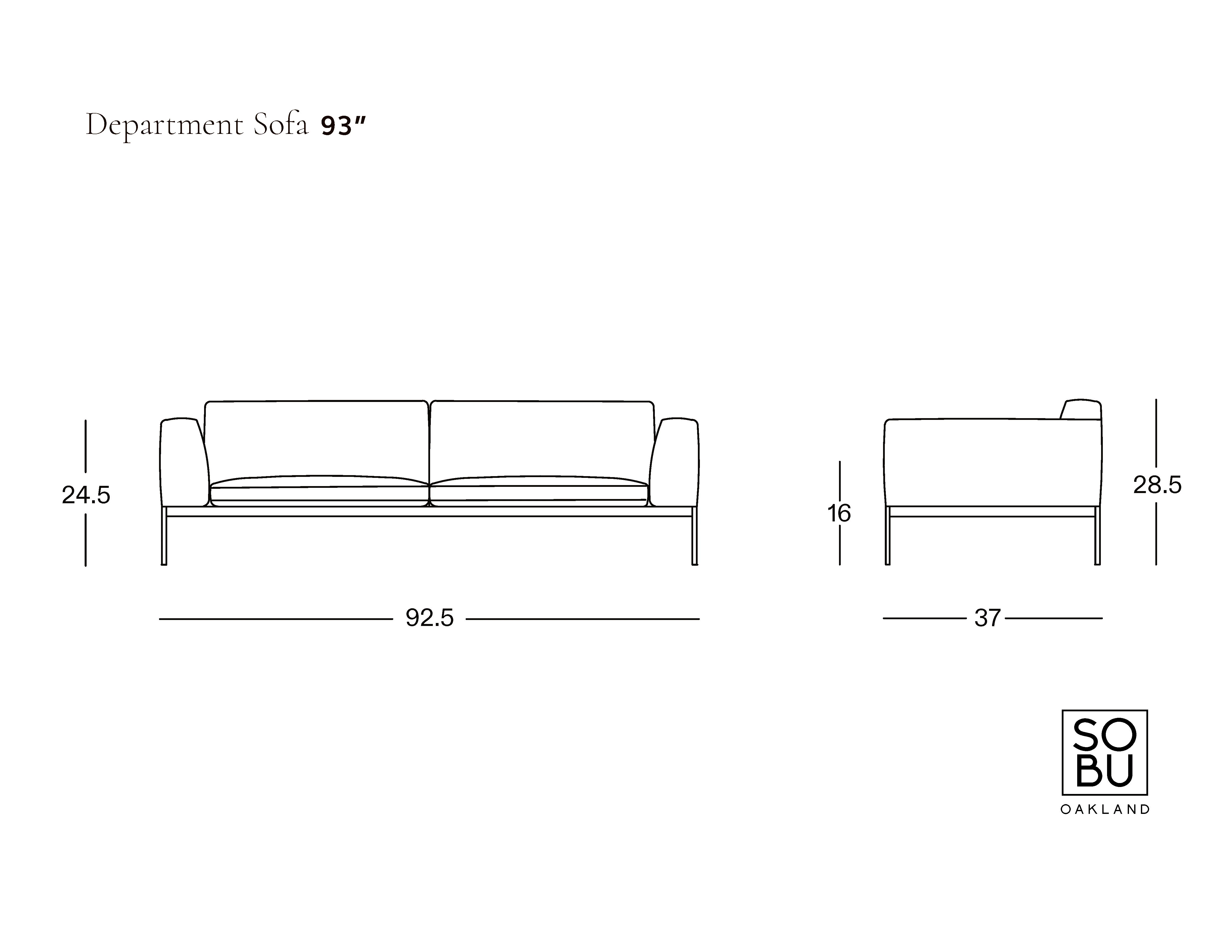 Department Sofa | Fabric - Image 8