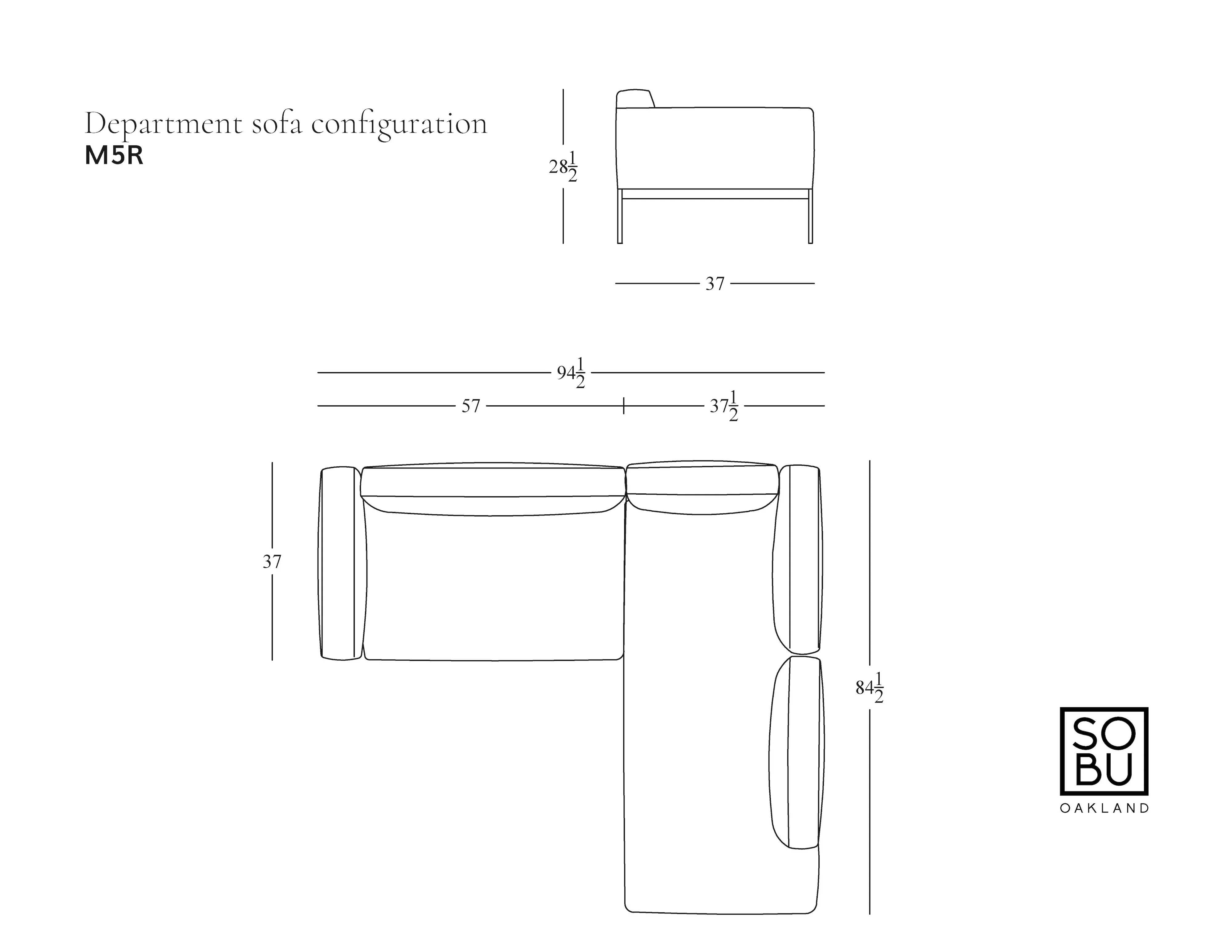 Department Modular Sofa | Fabric • M5 - Image 9