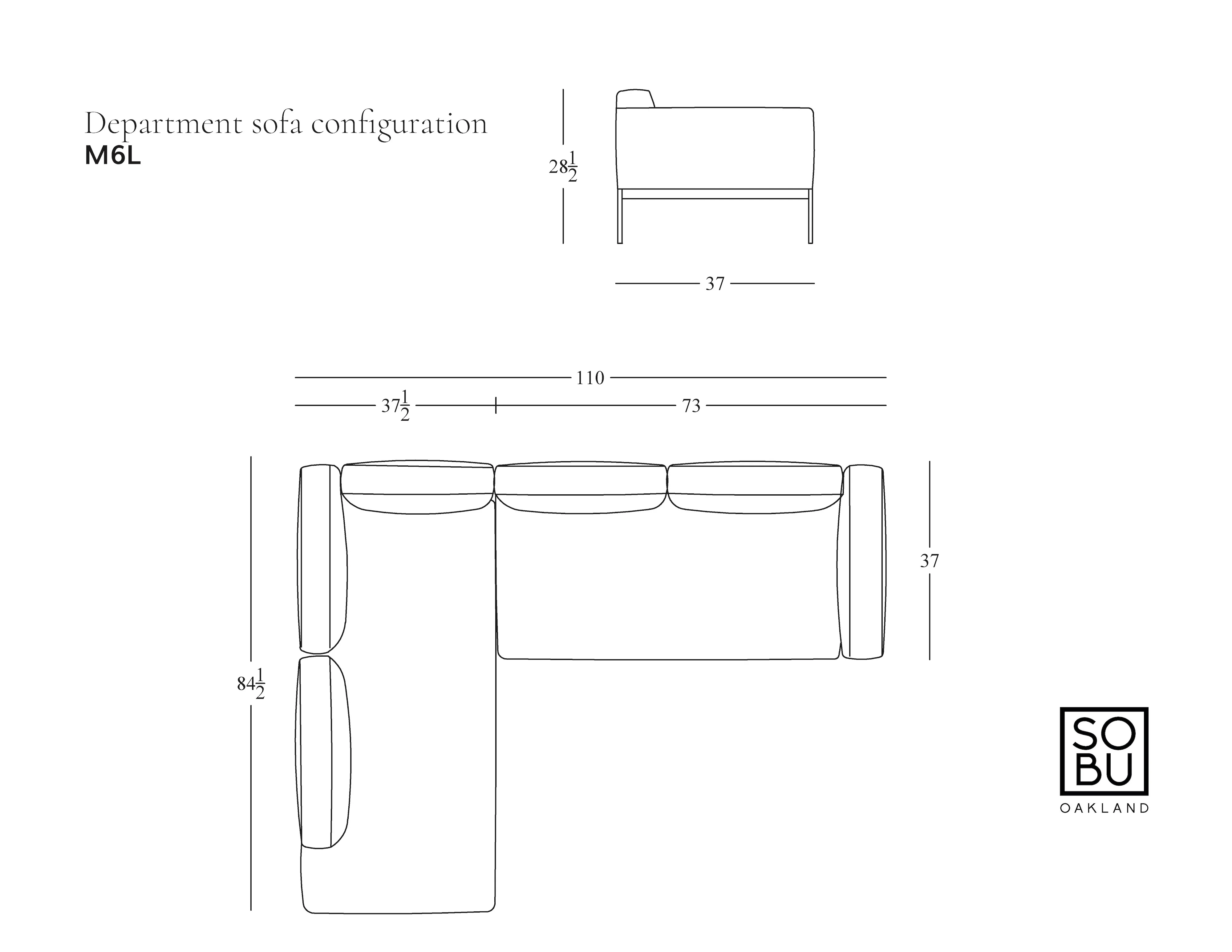 Department Modular Sofa | Fabric • M6 - Image 9