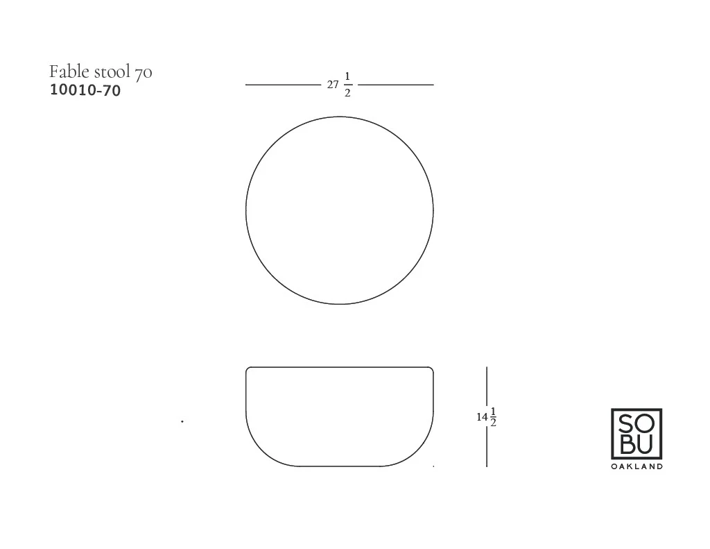 Fable Ottoman | Leather - Image 7