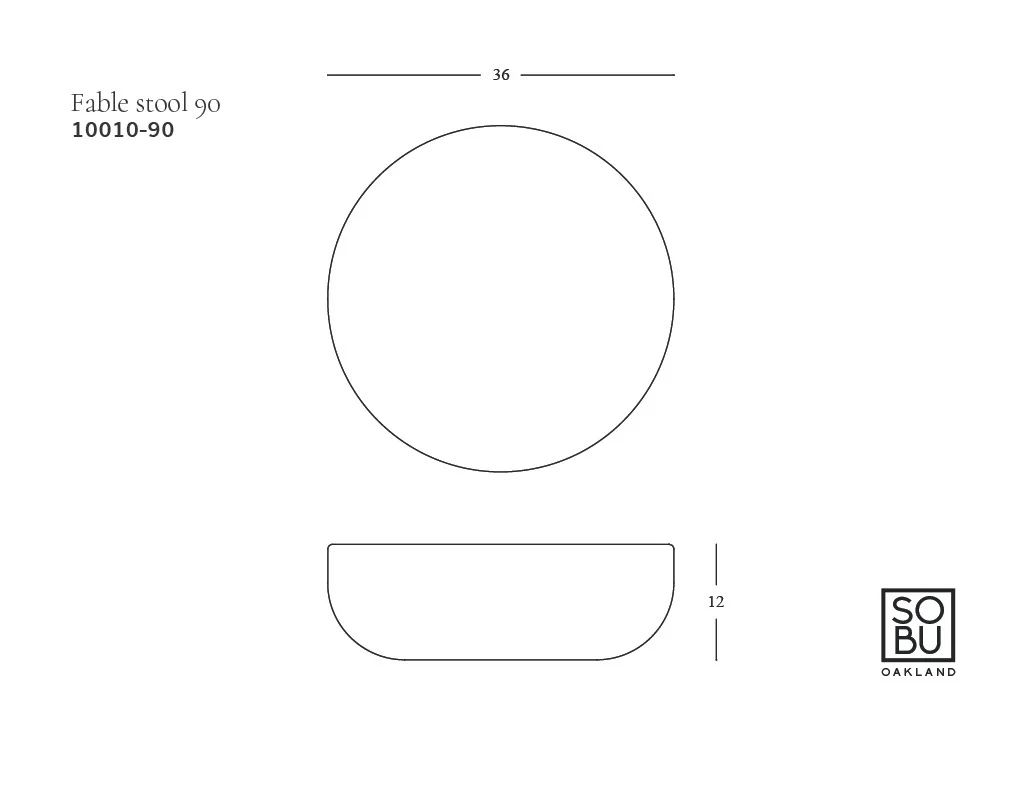 Fable Ottoman | Leather - Image 8