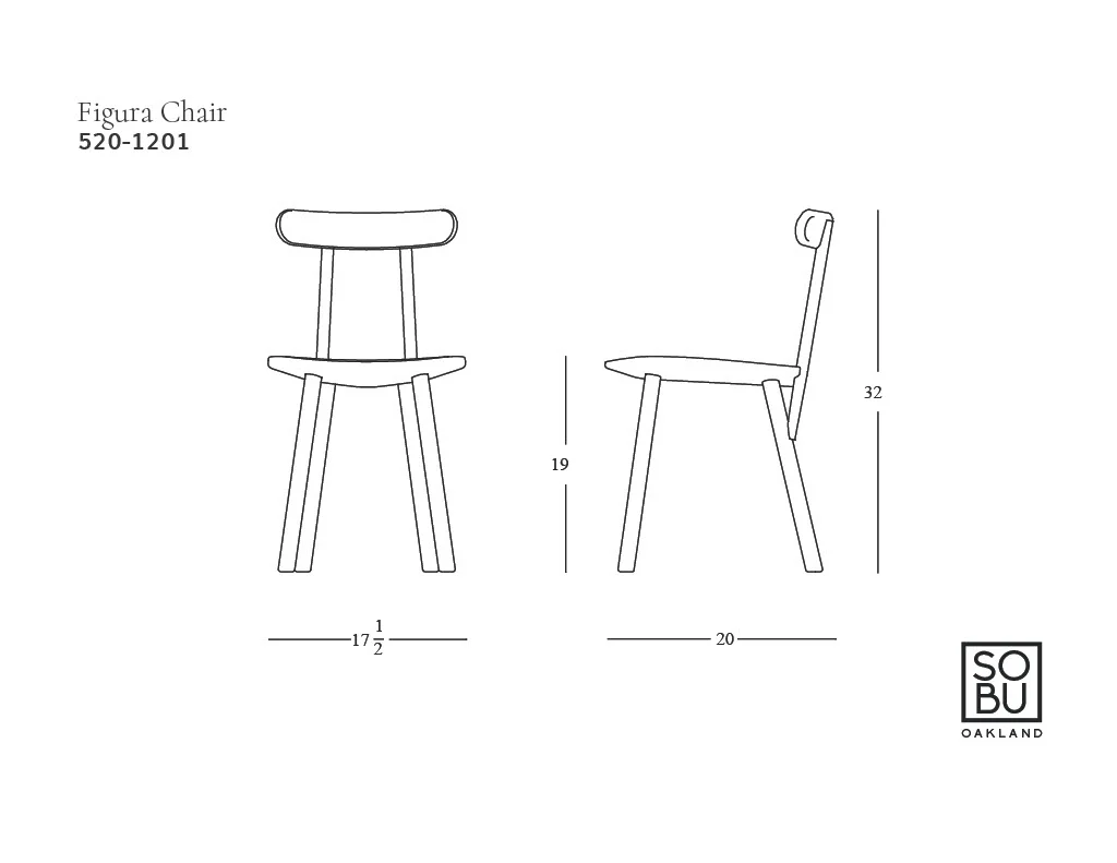 Figura Dining Chair | Black Oak - Image 6