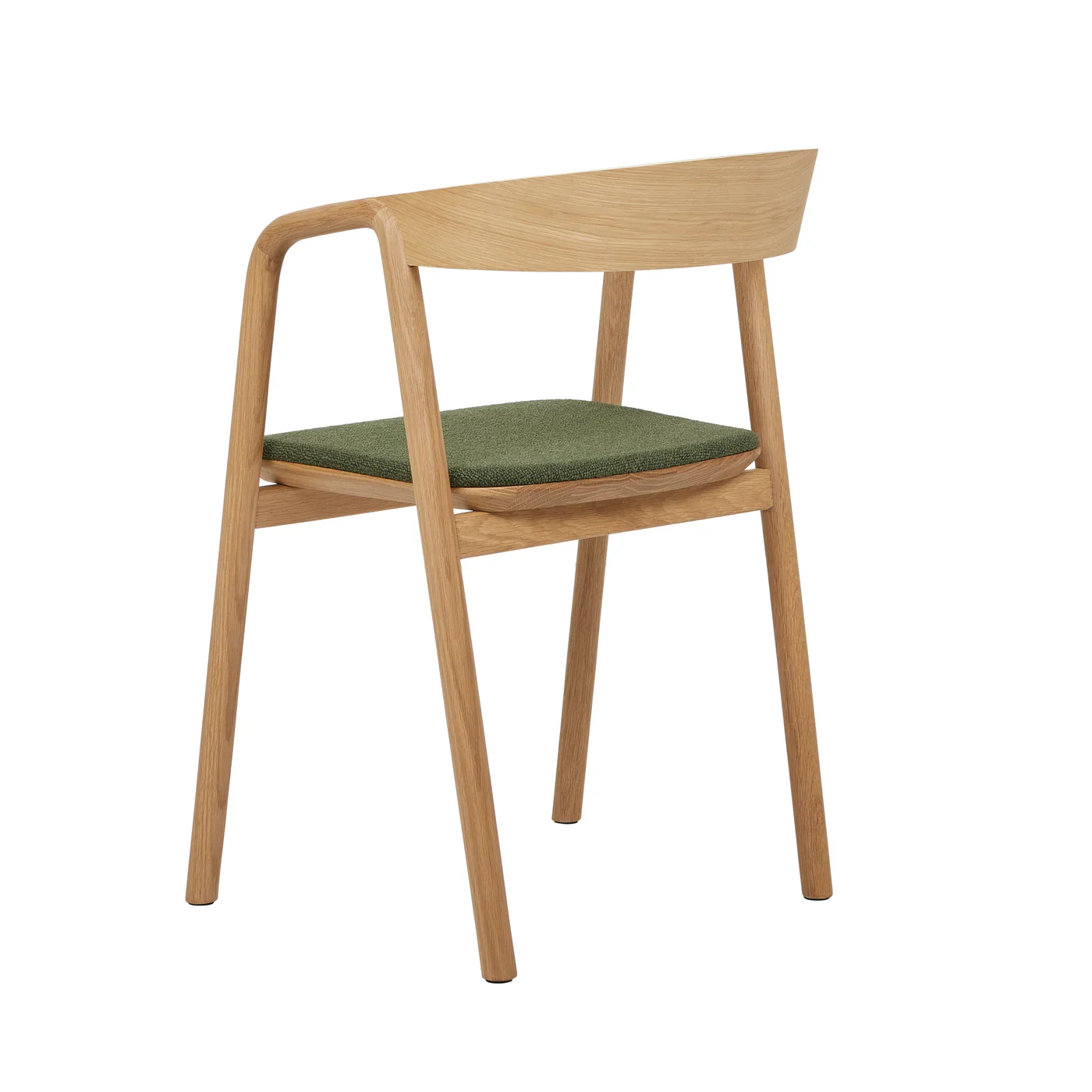 Inlay Dining Chair | Light Oak and Fabric - Image 3