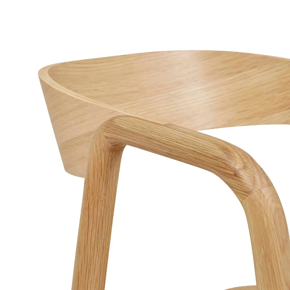 Inlay Dining Chair | Light Oak - Image 5