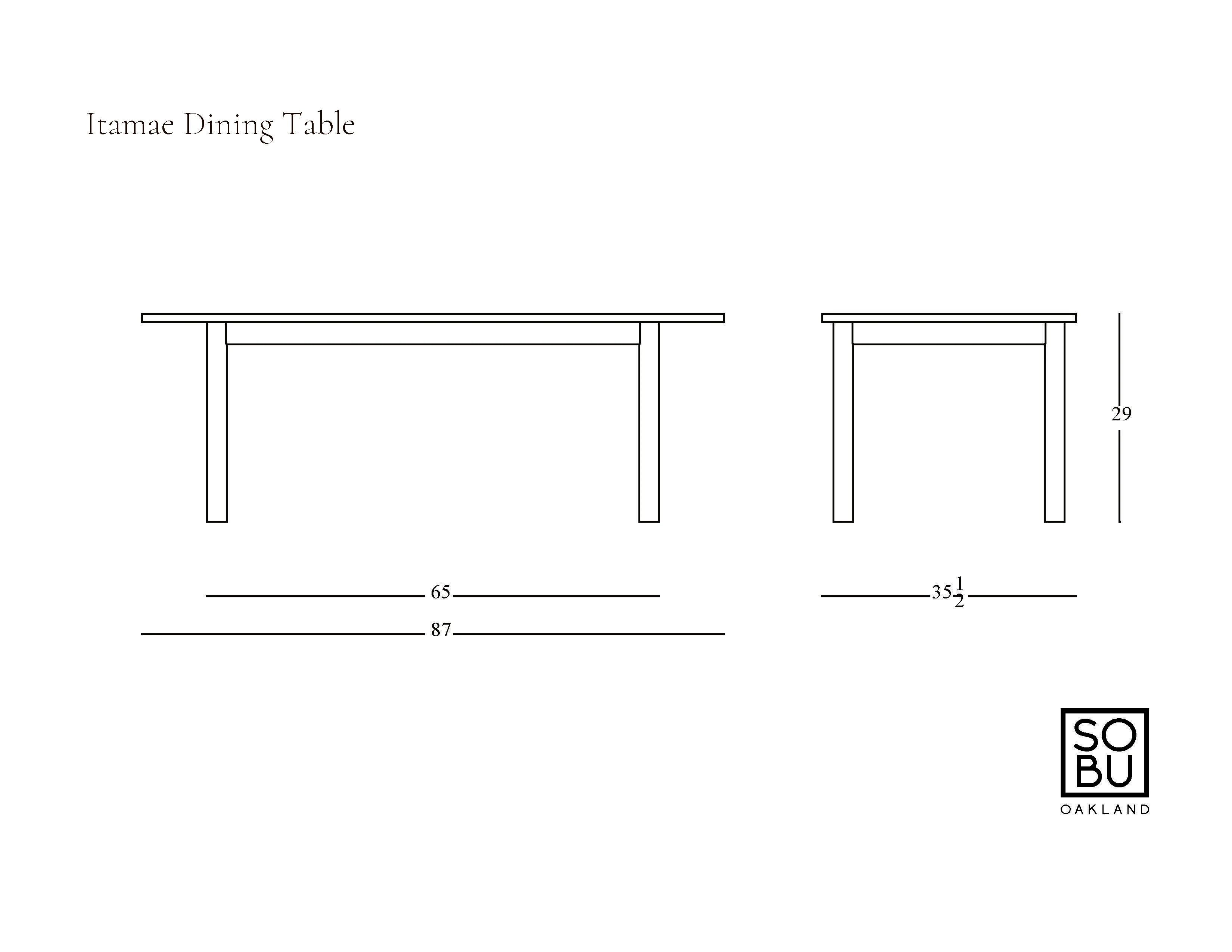 Itamae Dining Table | Light Oak - Image 11