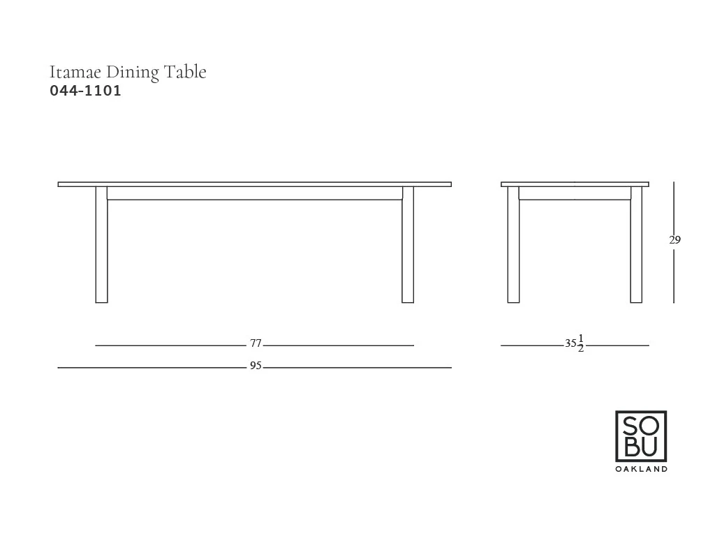 Itamae Dining Table | Light Oak - Image 12
