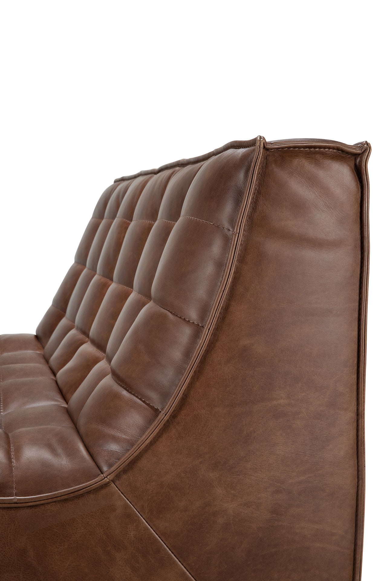 N701 Modular Sofa - Chestnut Leather - Image 11