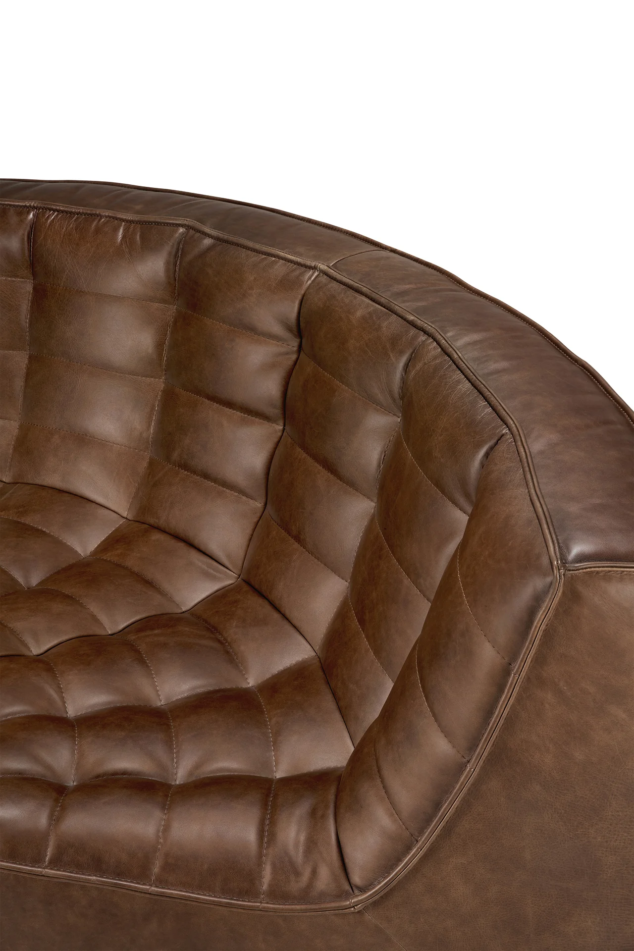 N701 Modular Sofa - Chestnut Leather - Image 12