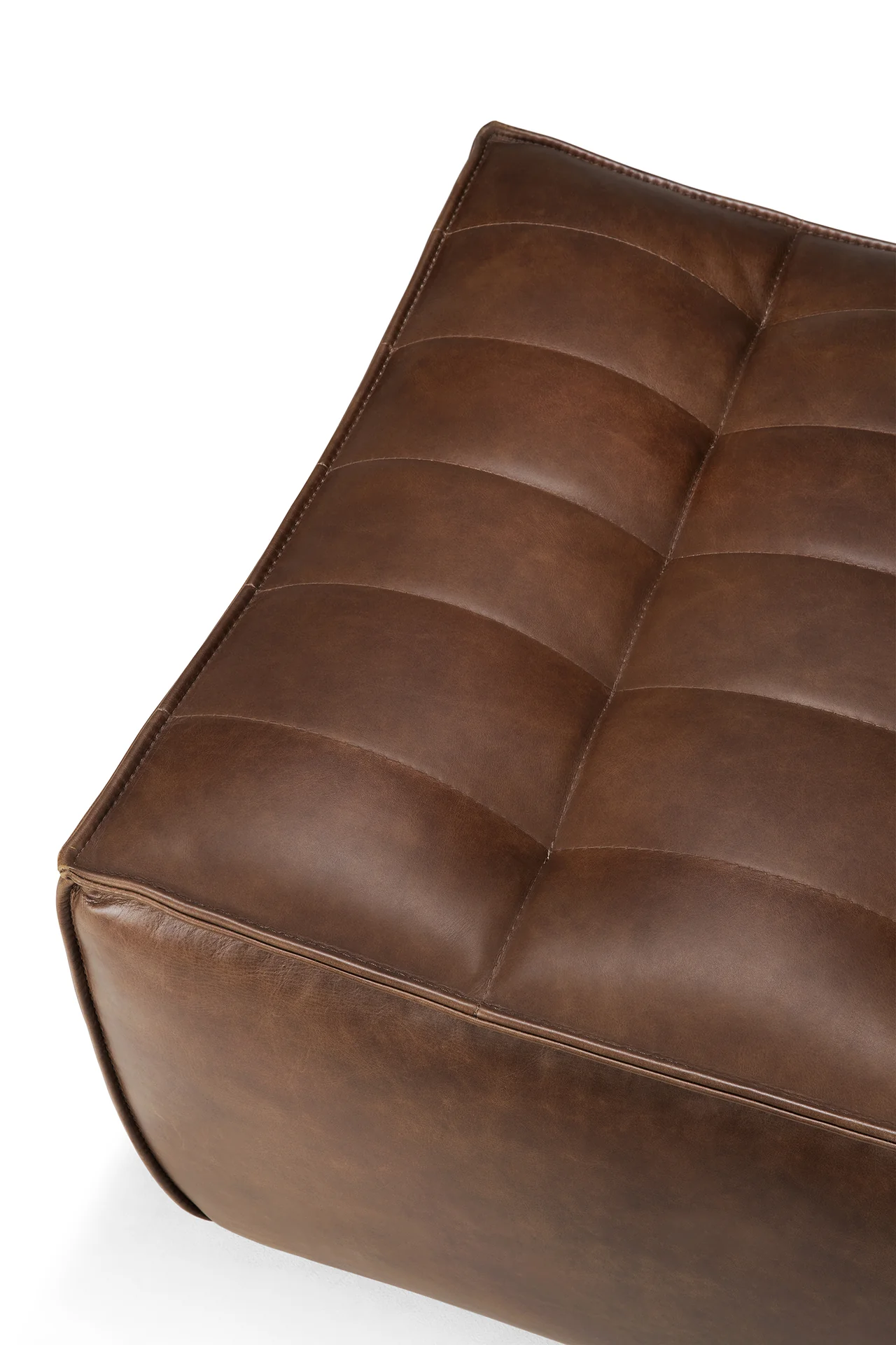 N701 Modular Sofa - Chestnut Leather - Image 15