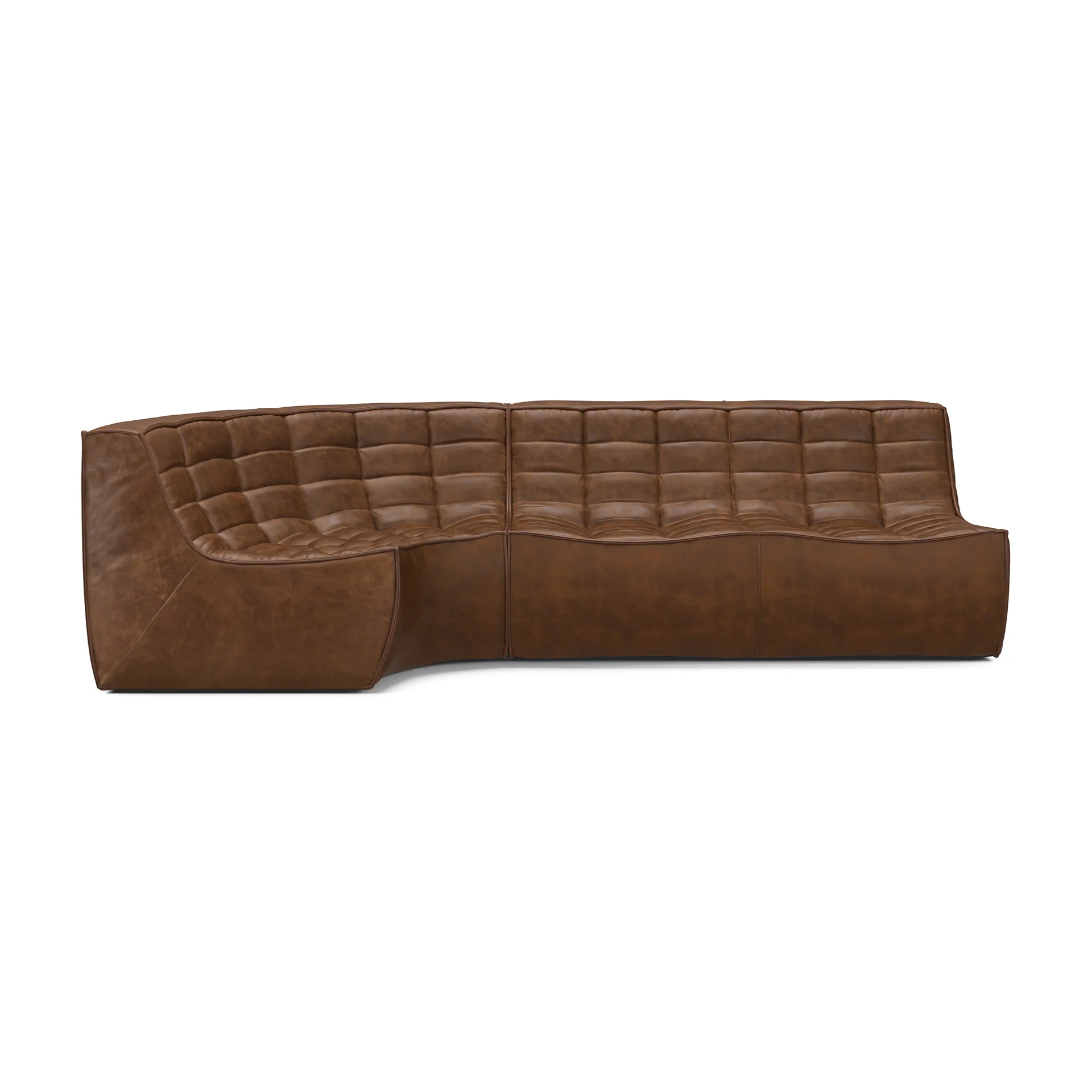 N701 Modular Sofa - Chestnut Leather - Image 18