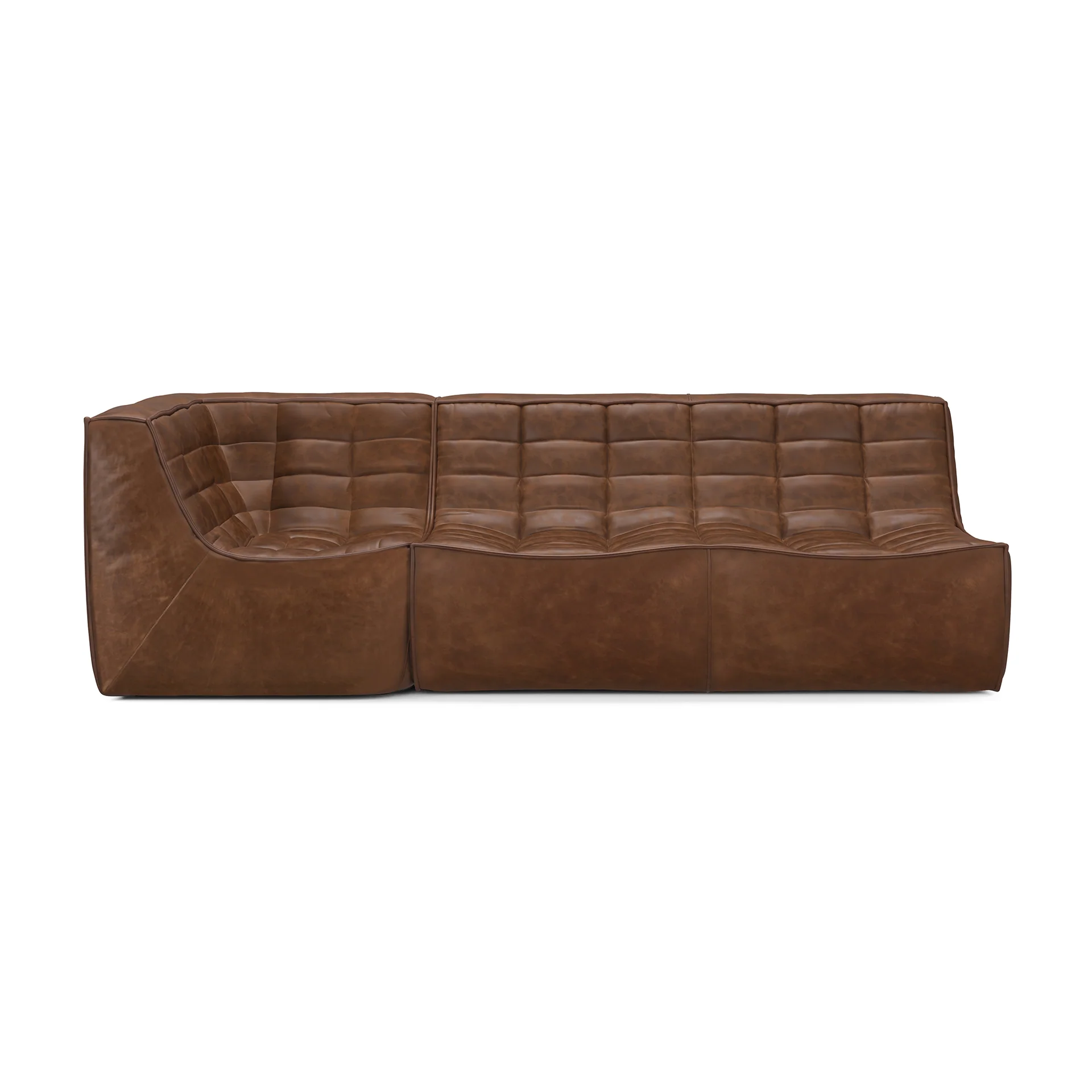 N701 Modular Sofa - Chestnut Leather - Image 19