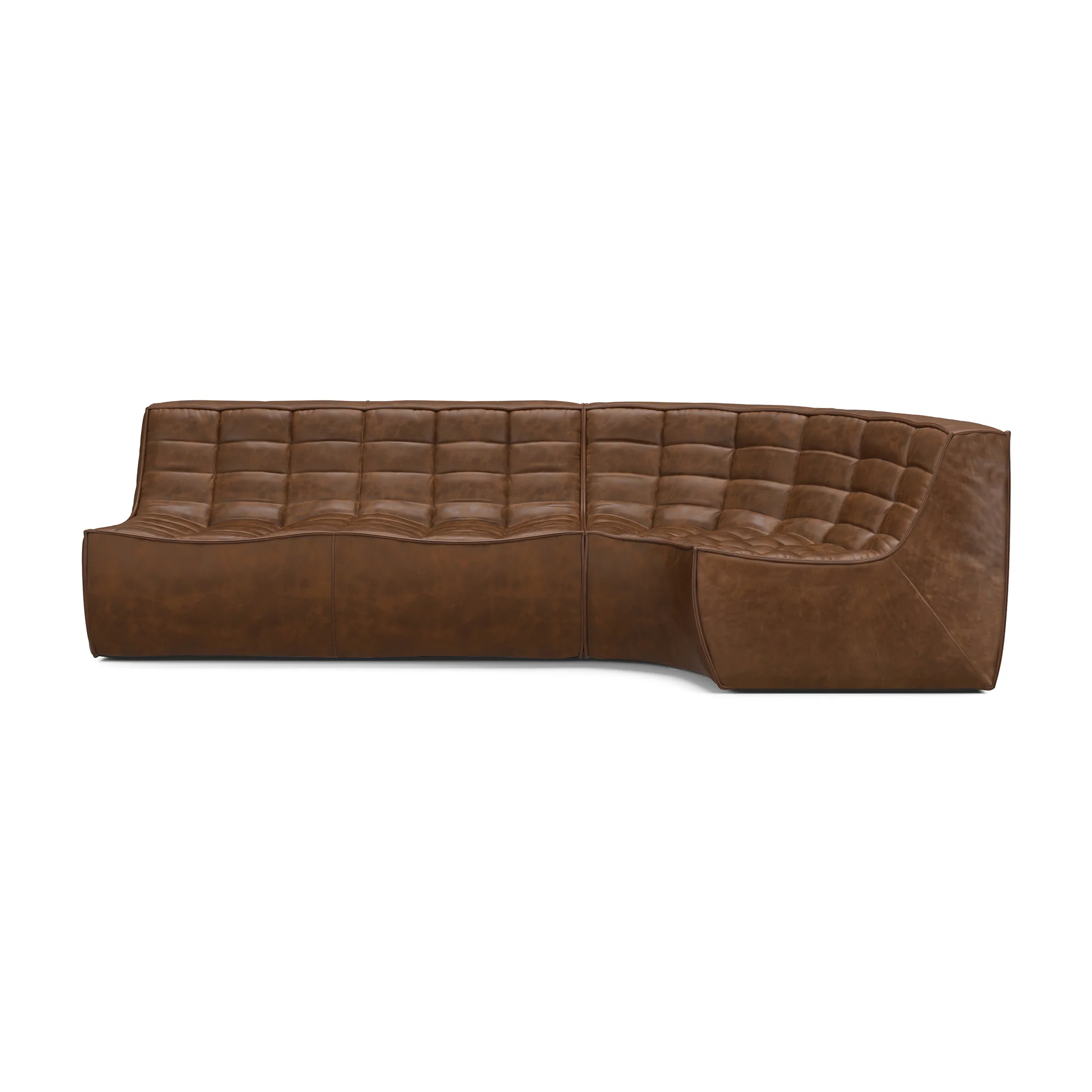 N701 Modular Sofa - Chestnut Leather - Image 20