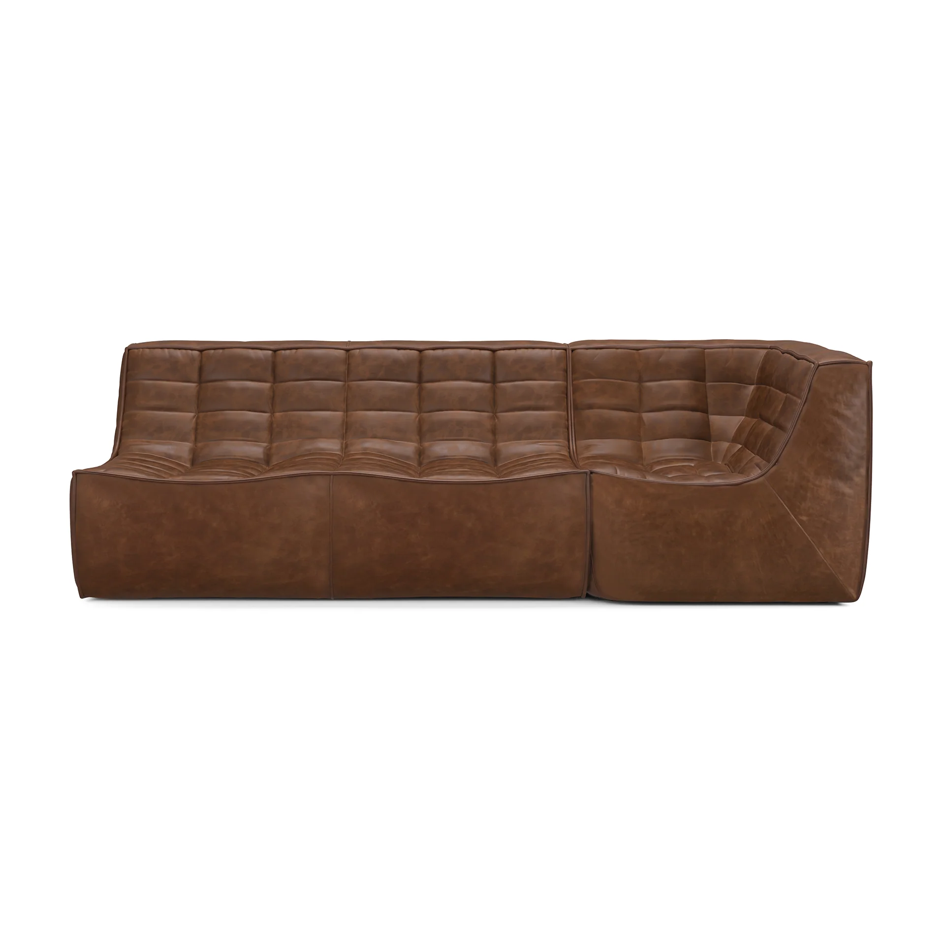 N701 Modular Sofa - Chestnut Leather - Image 21