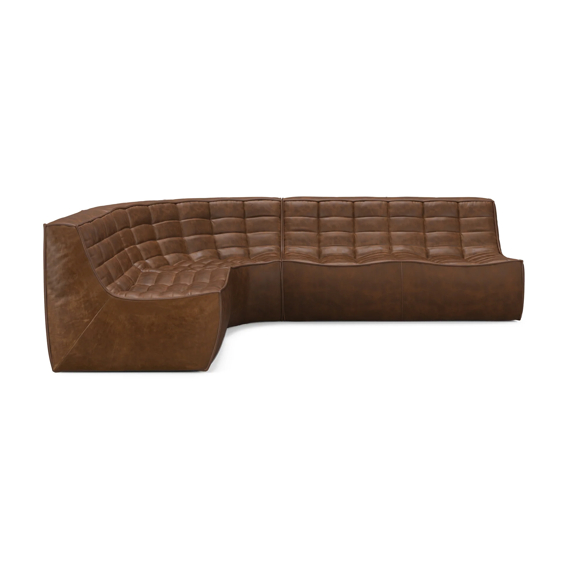 N701 Modular Sofa - Chestnut Leather - Image 22
