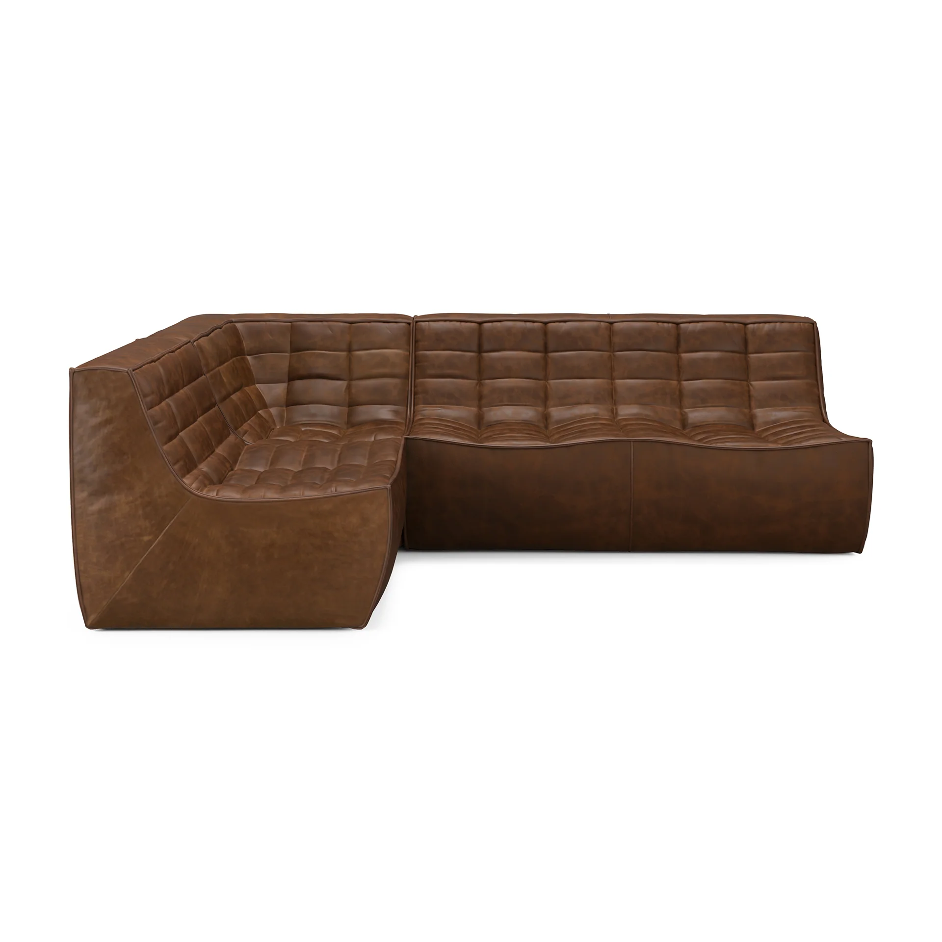 N701 Modular Sofa - Chestnut Leather - Image 23