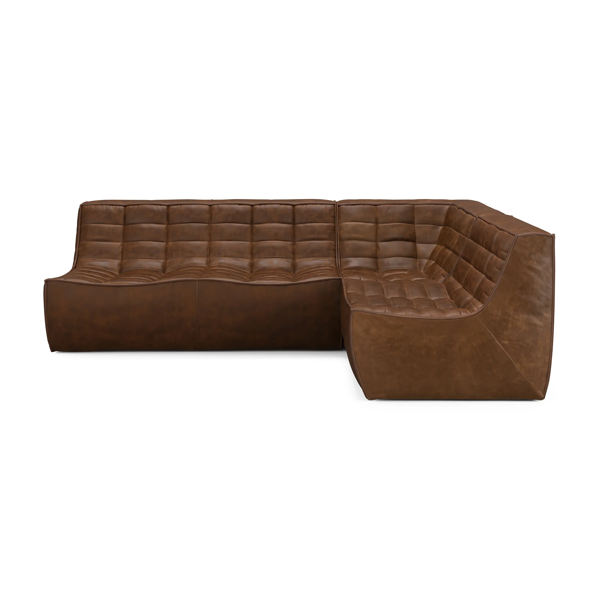 N701 Modular Sofa - Chestnut Leather - Image 25