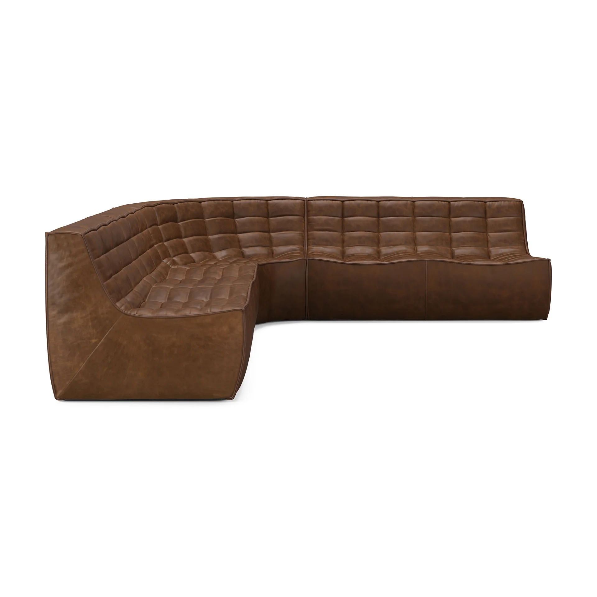 N701 Modular Sofa - Chestnut Leather - Image 26