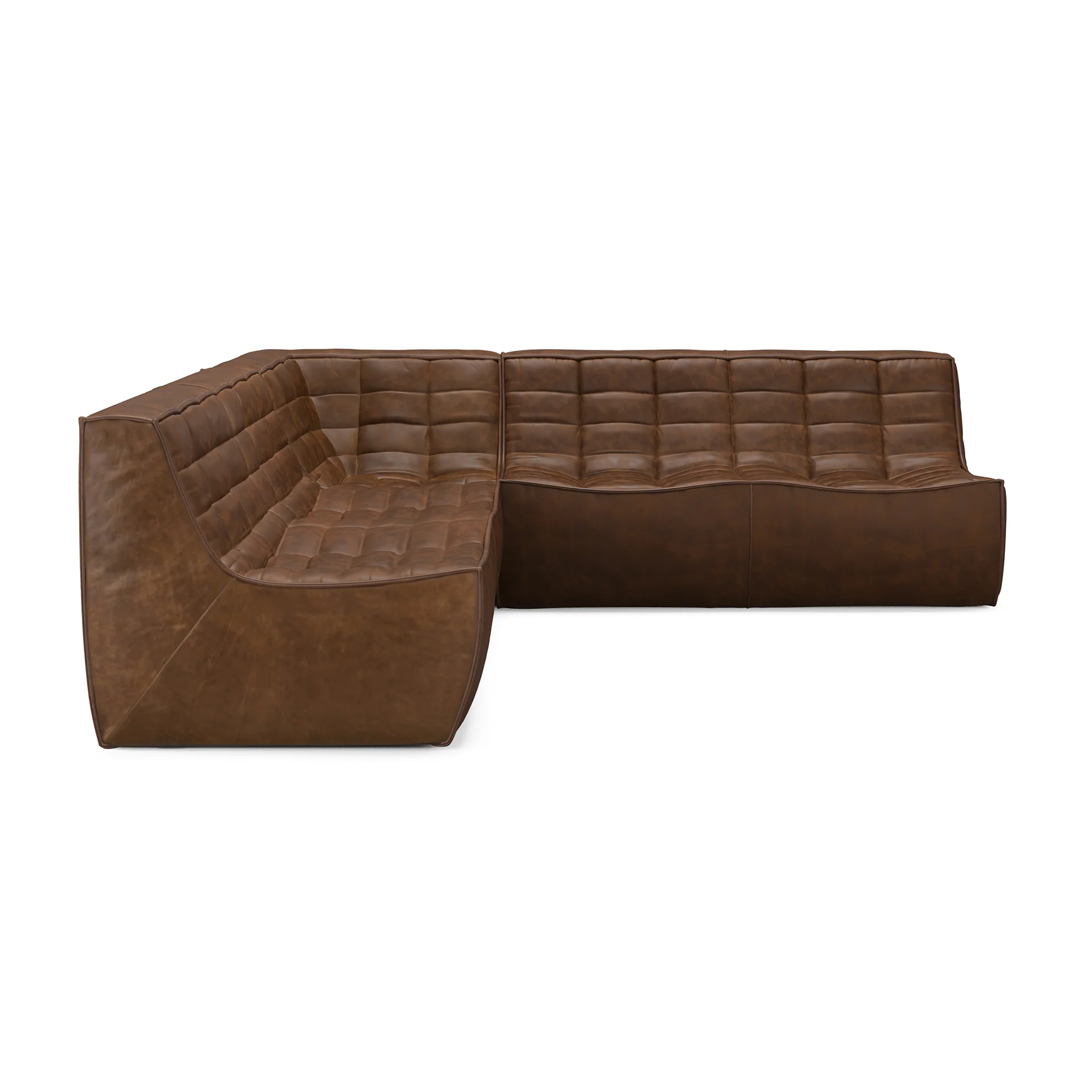 N701 Modular Sofa - Chestnut Leather - Image 27