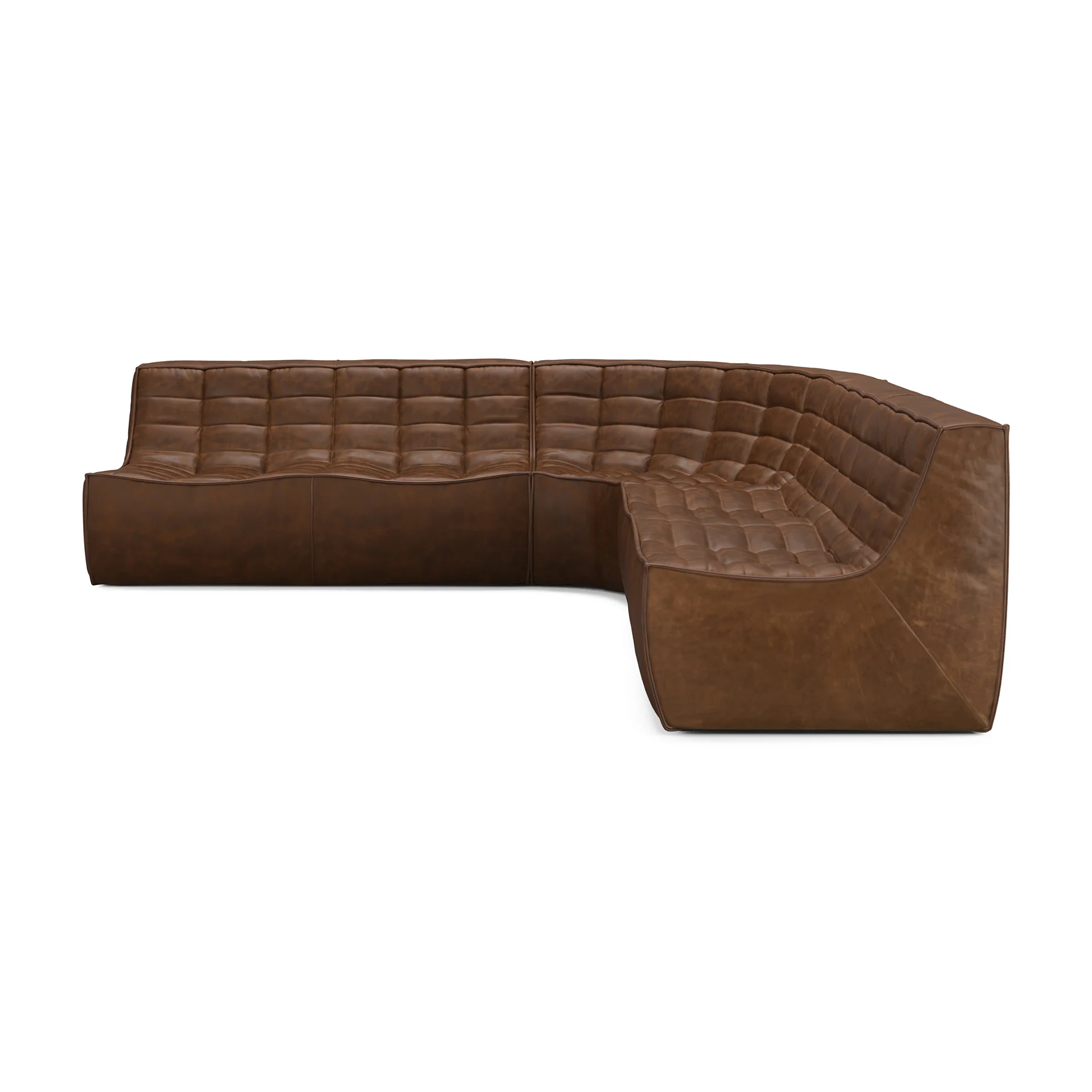 N701 Modular Sofa - Chestnut Leather - Image 28
