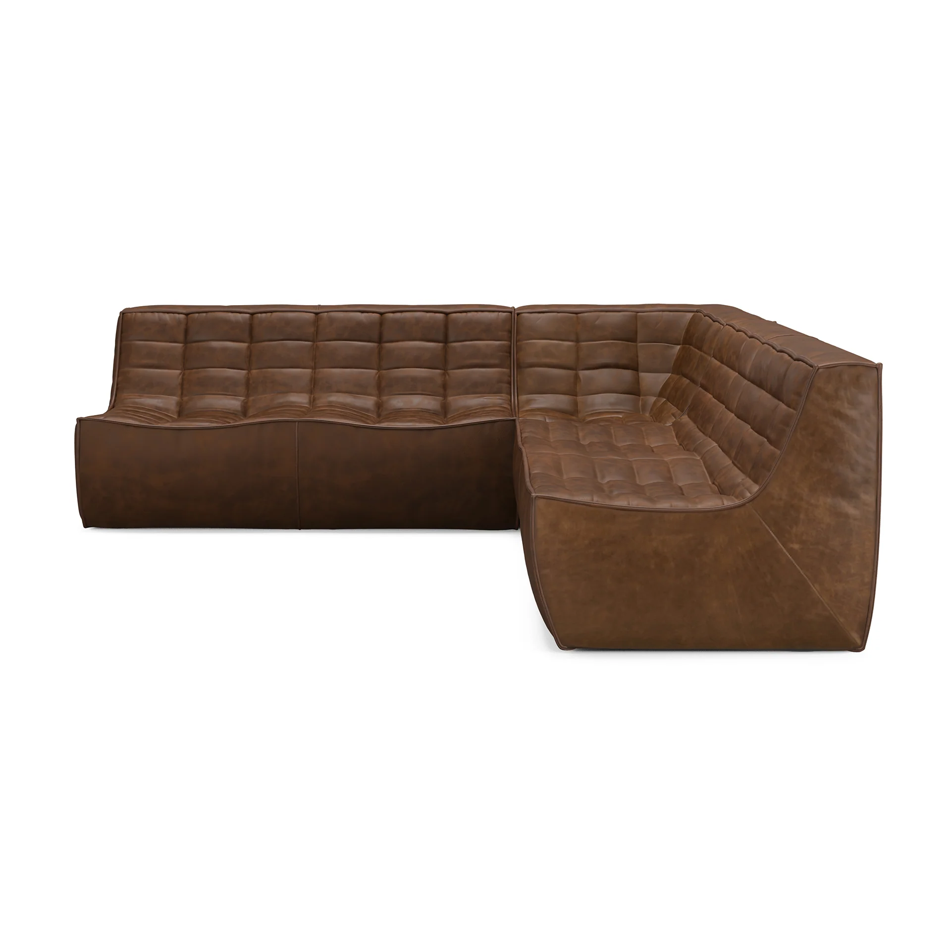 N701 Modular Sofa - Chestnut Leather - Image 29
