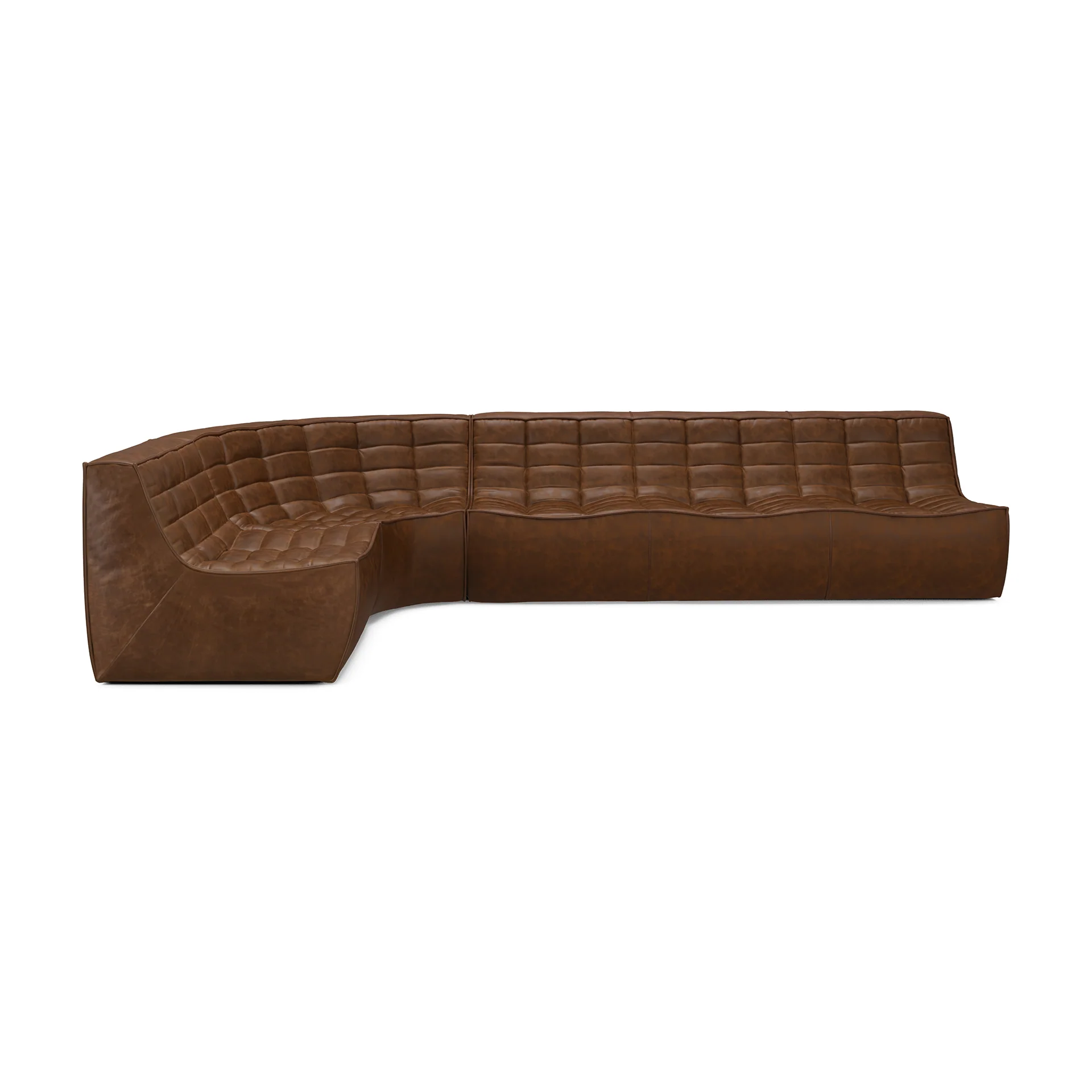 N701 Modular Sofa - Chestnut Leather - Image 30