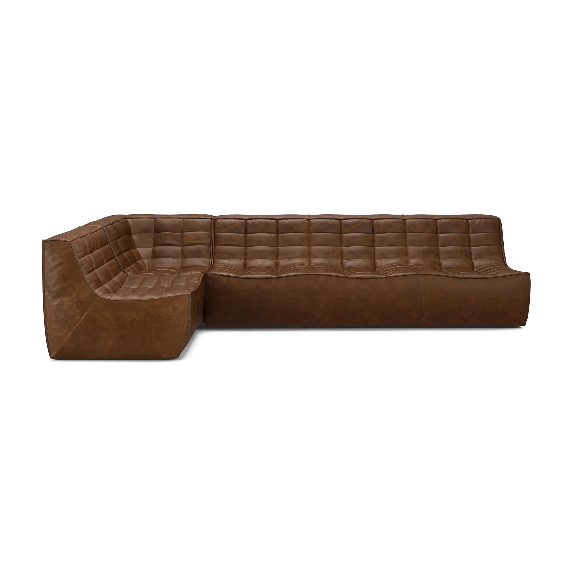 N701 Modular Sofa - Chestnut Leather - Image 31
