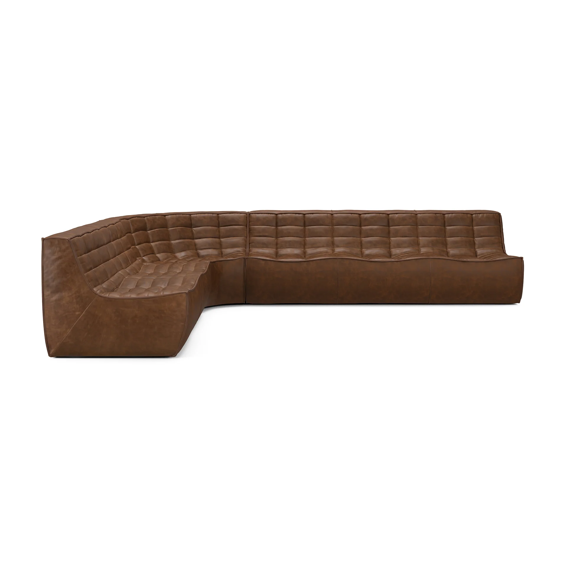 N701 Modular Sofa - Chestnut Leather - Image 34