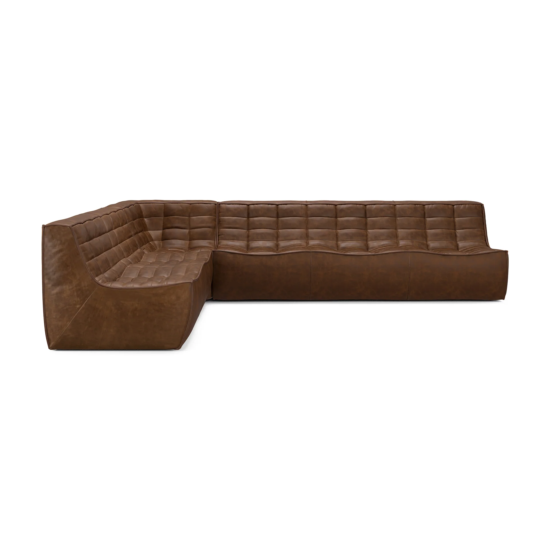 N701 Modular Sofa - Chestnut Leather - Image 35