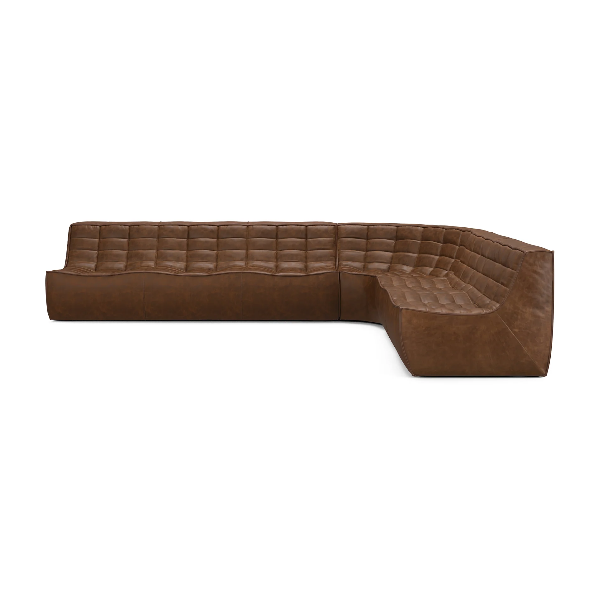 N701 Modular Sofa - Chestnut Leather - Image 36