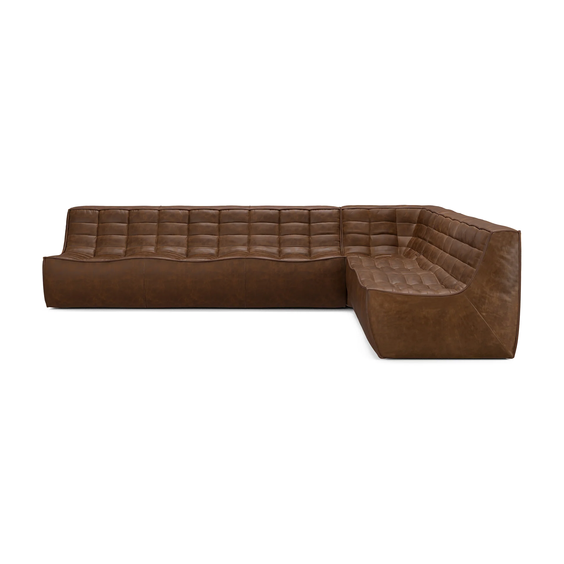 N701 Modular Sofa - Chestnut Leather - Image 37