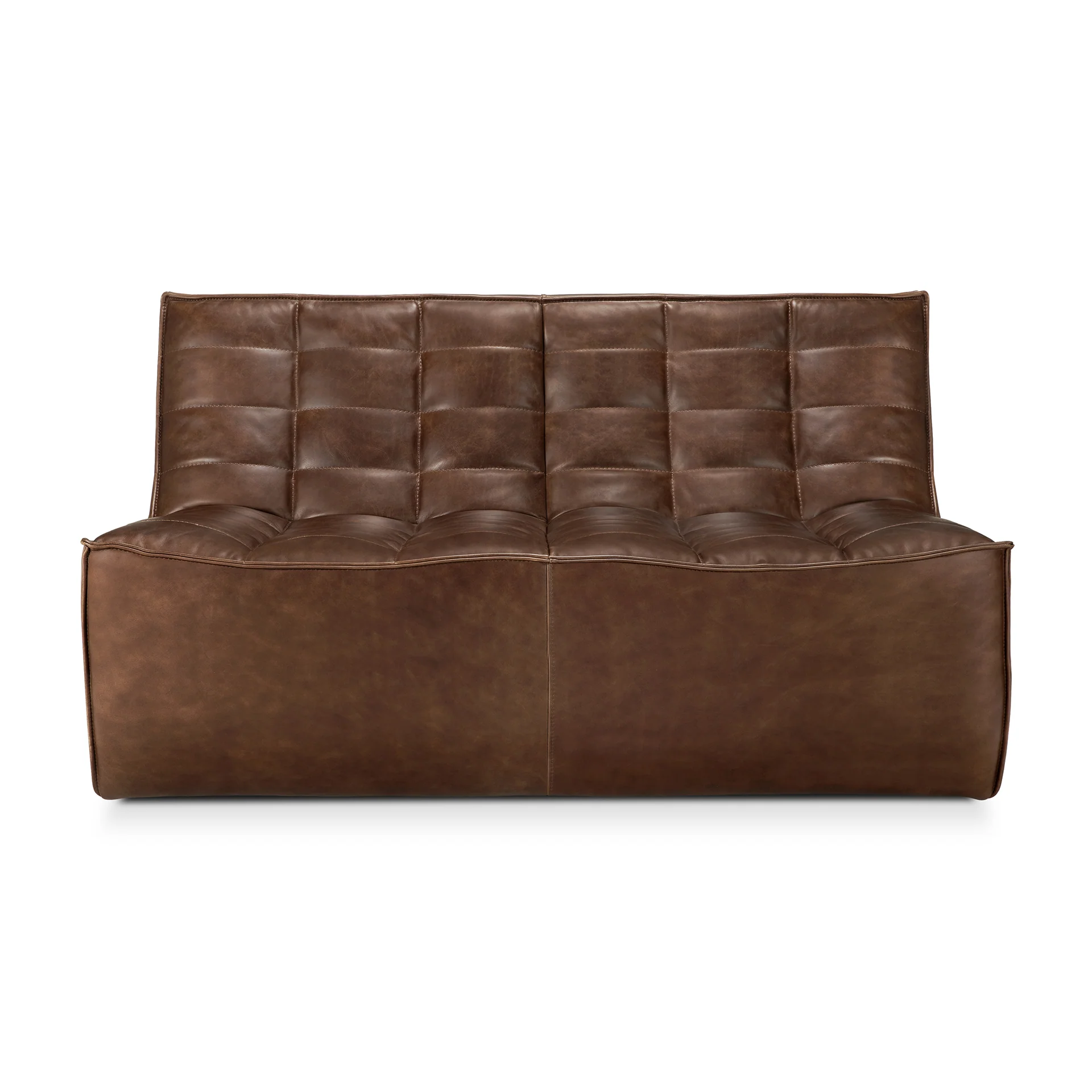 N701 Modular Sofa - Chestnut Leather - Image 4