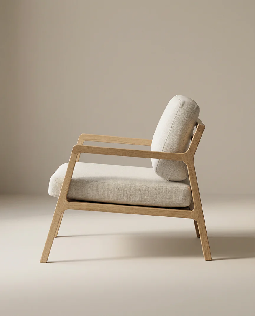 Nysse Lounge Chair | Fabric - Image 4