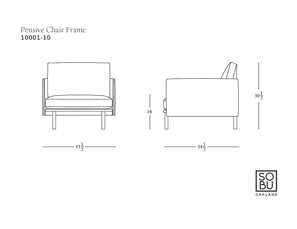 Pensive Lounge Chair | Fabric - Image 7