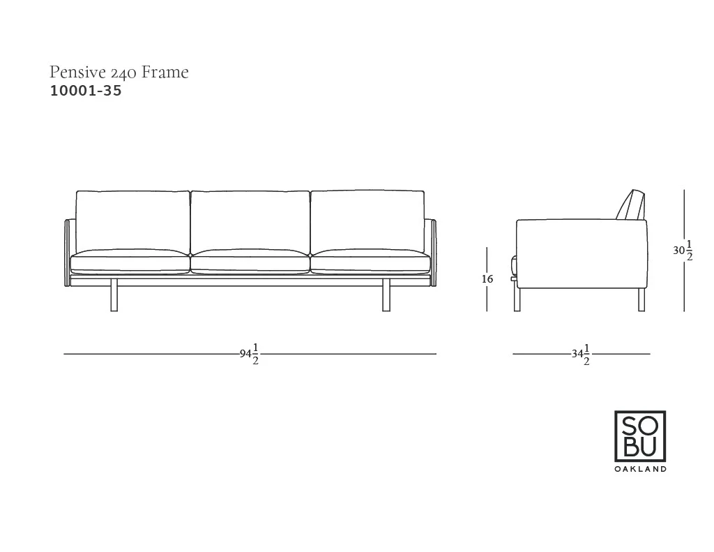 Pensive Sofa | Fabric - Image 7