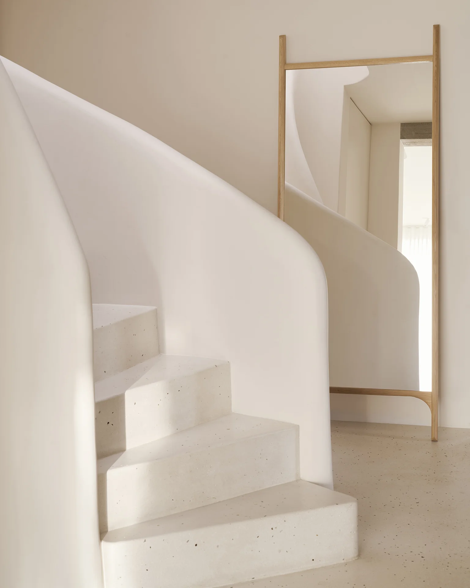 PI Foor Mirror - Oak - Image 8