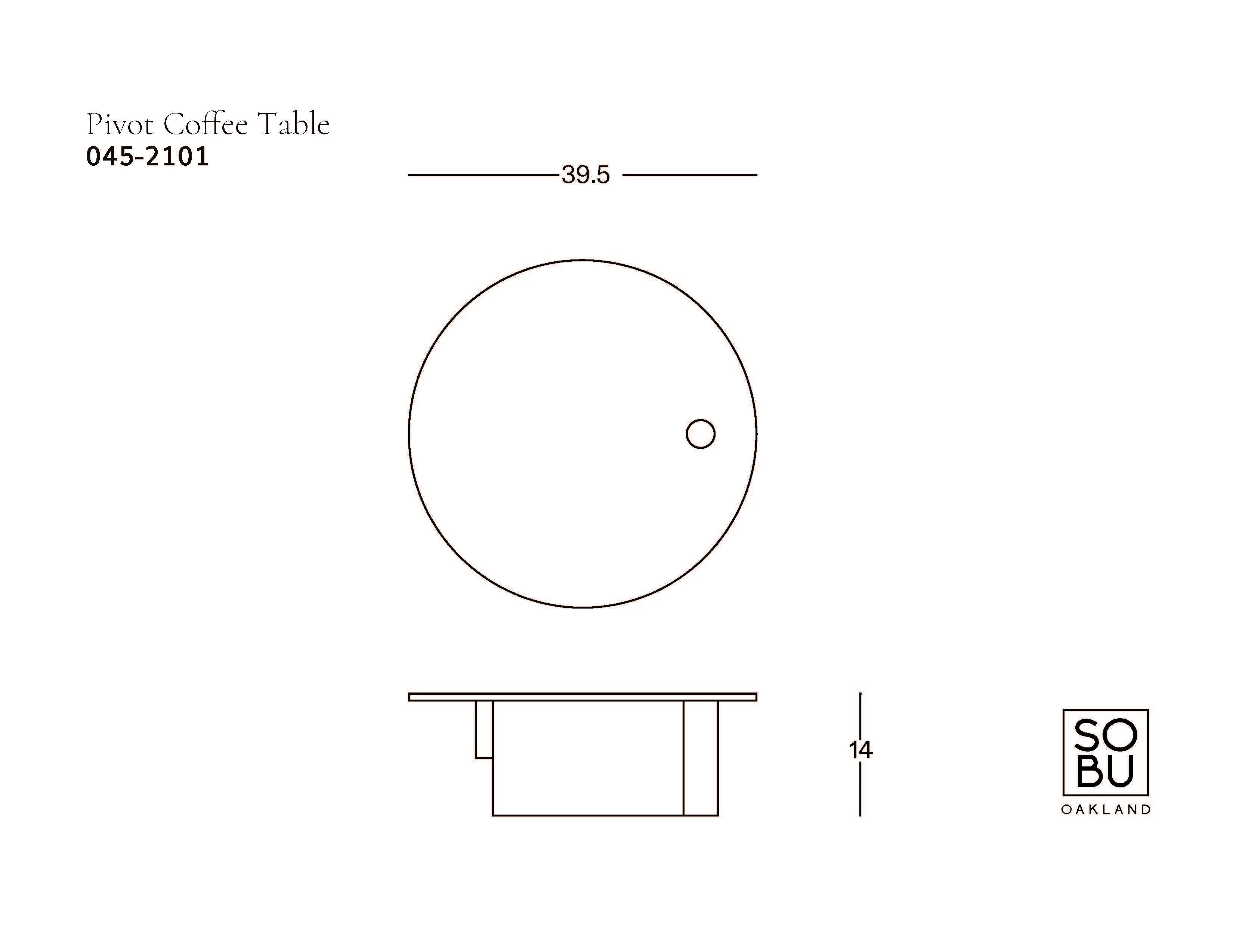 Pivot Coffee Table | Round - Image 7