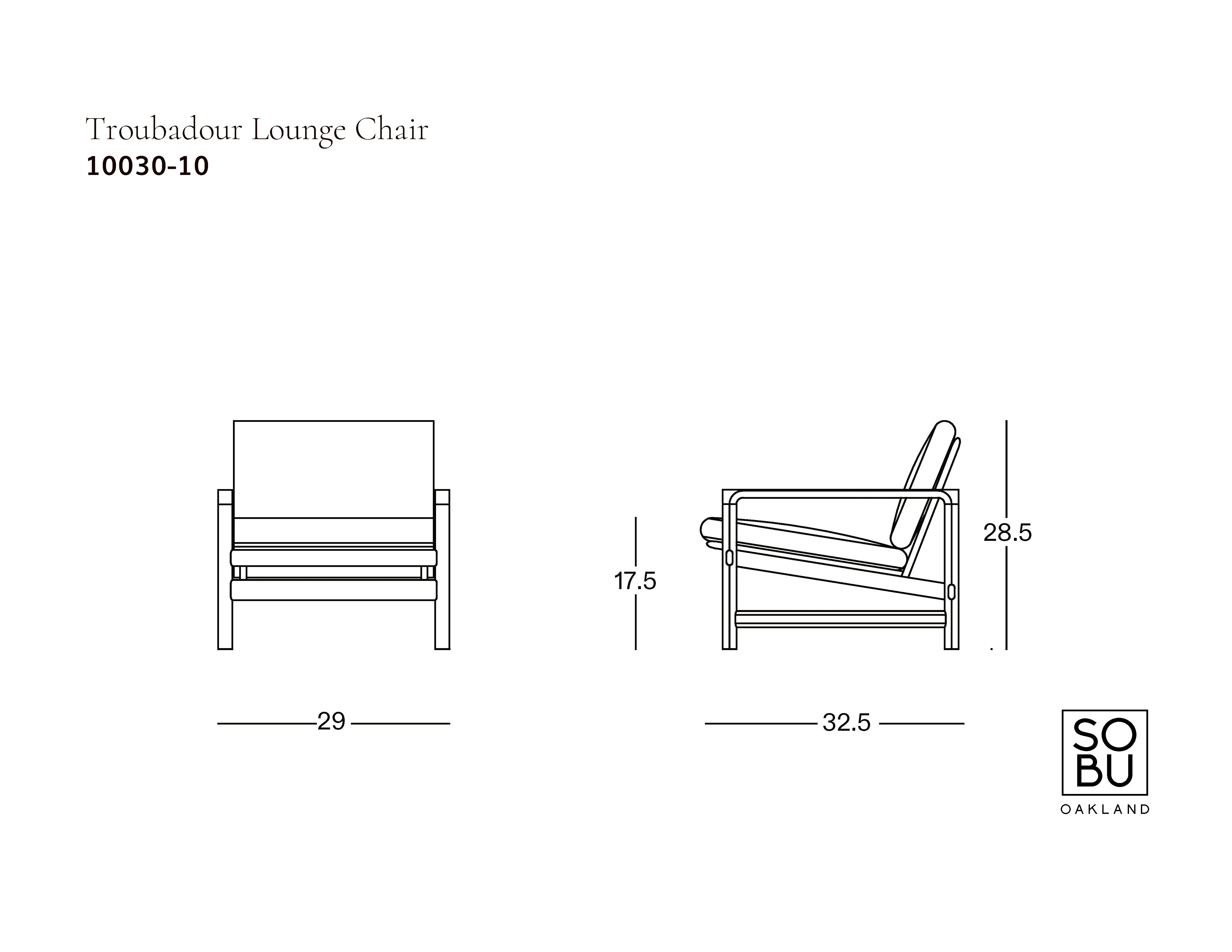 Troubadour Lounge Chair | Fabric - Image 9